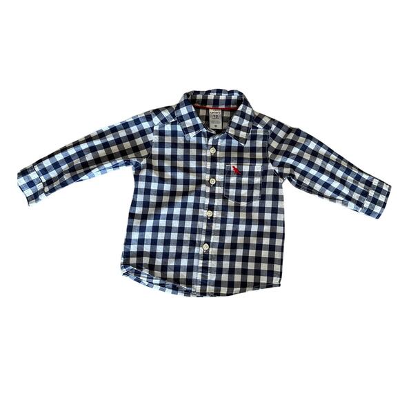 Montana State University Blue Check Shirt 12 Month Bobcat Fan In Training Baby - Picture 3 of 5